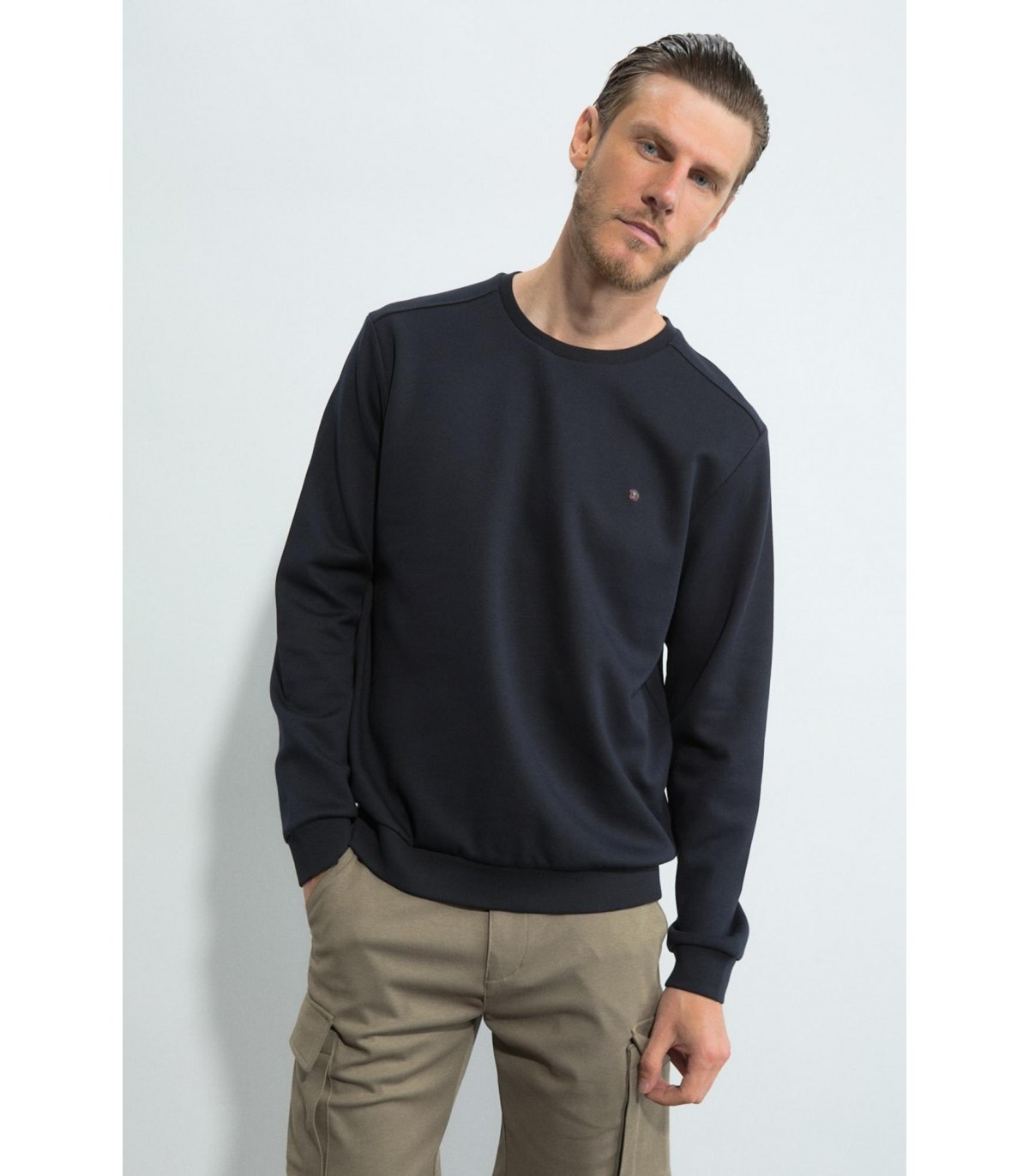 Sweat col rond benson & cherry marine