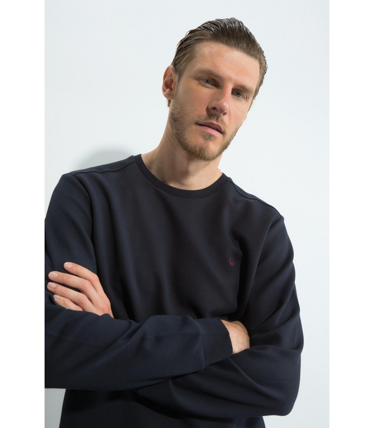 Sweat col rond benson & cherry marine