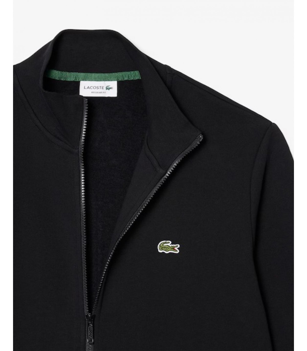 Sweat zippe lacoste 031-noir