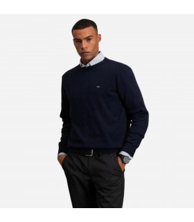 Pull col rond fynch hatton 690navy