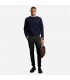 Pull col rond fynch hatton 690navy