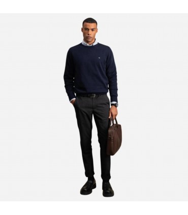 Pull col rond fynch hatton 690navy
