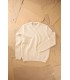 Pull col rond royal mer 0004ecru