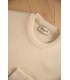 Pull col rond royal mer 0004ecru