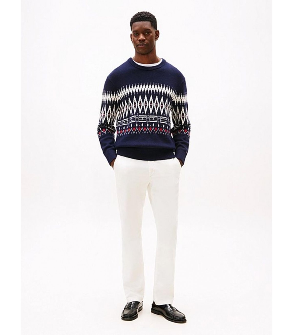 Pantalon chino tommy menswear ya8ivory