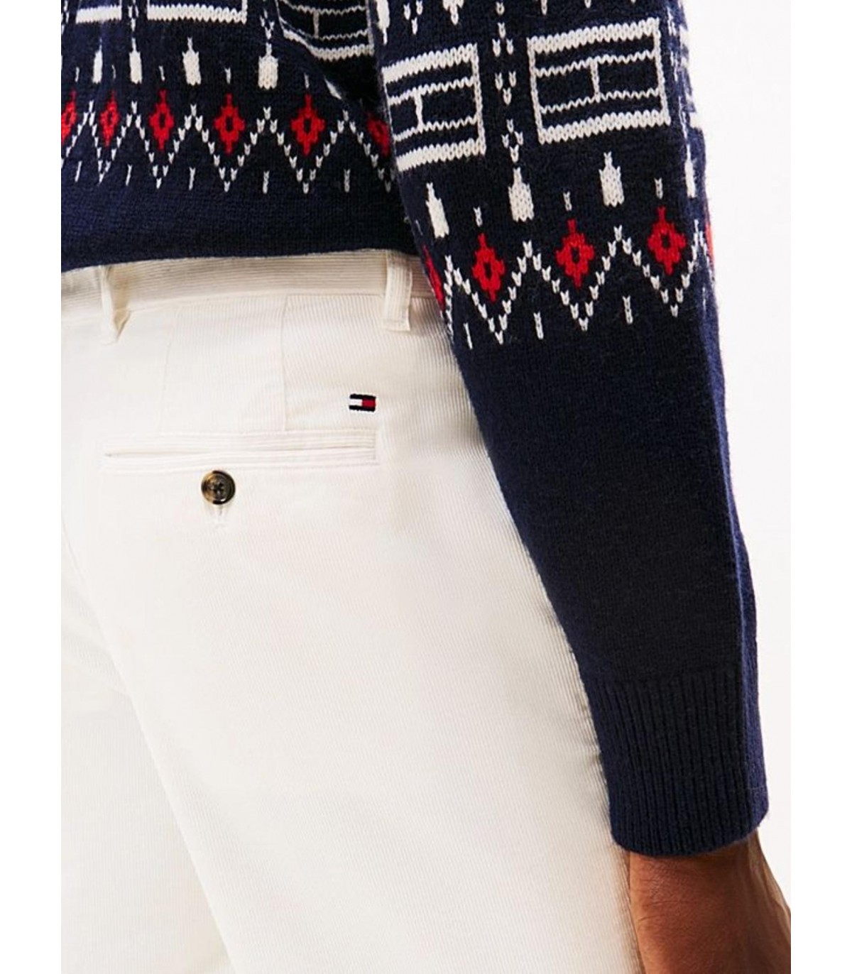 Pantalon chino tommy menswear ya8ivory