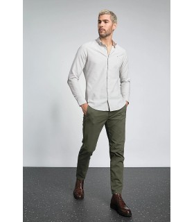 Chemise ml benson & cherry kaki-clair