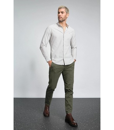 Chemise ml benson & cherry kaki-clair