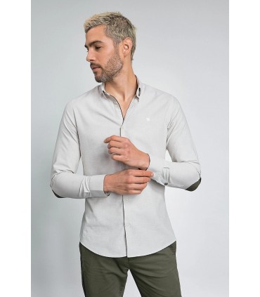 Chemise ml benson & cherry kaki-clair