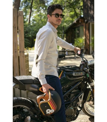 Chemise ml benson & cherry kaki-clair