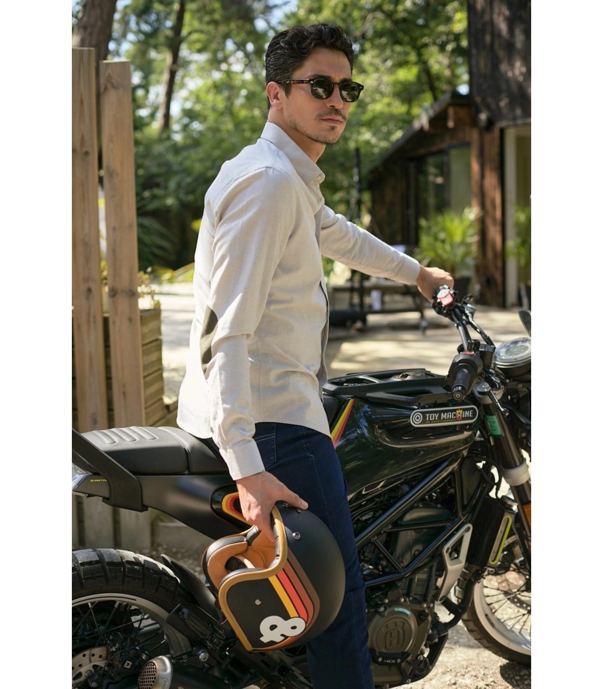Chemise ml benson & cherry kaki-clair