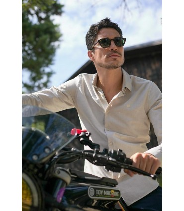 Chemise ml benson & cherry kaki-clair