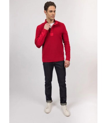 Pull col zippe saint-james ofpersan