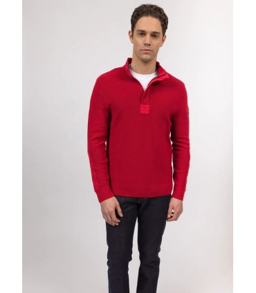 Pull col zippe saint-james ofpersan