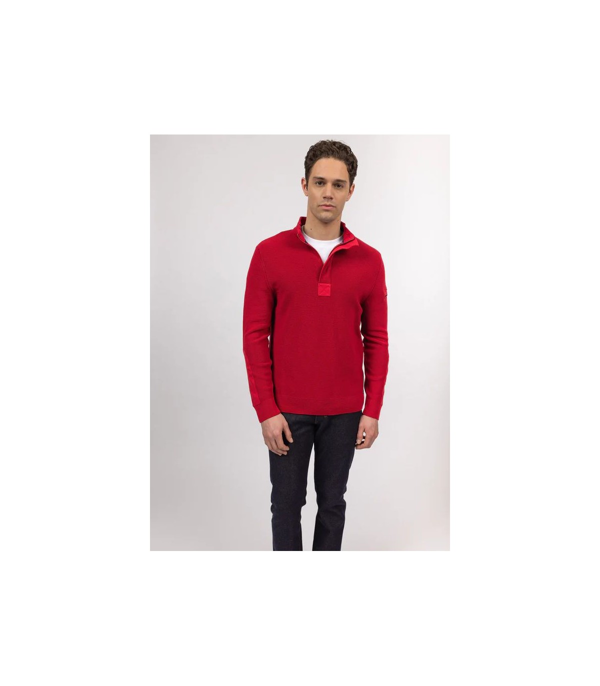 Pull col zippe saint-james ofpersan