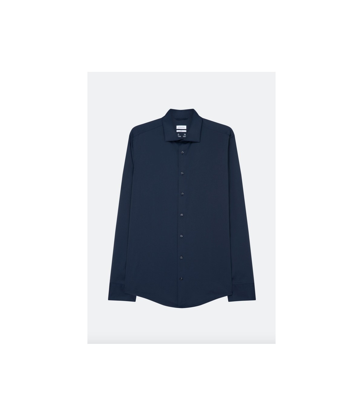 Chemise ml uni seidensticker 19bleu
