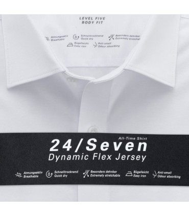 Chemise ml uni olymp 00blanc