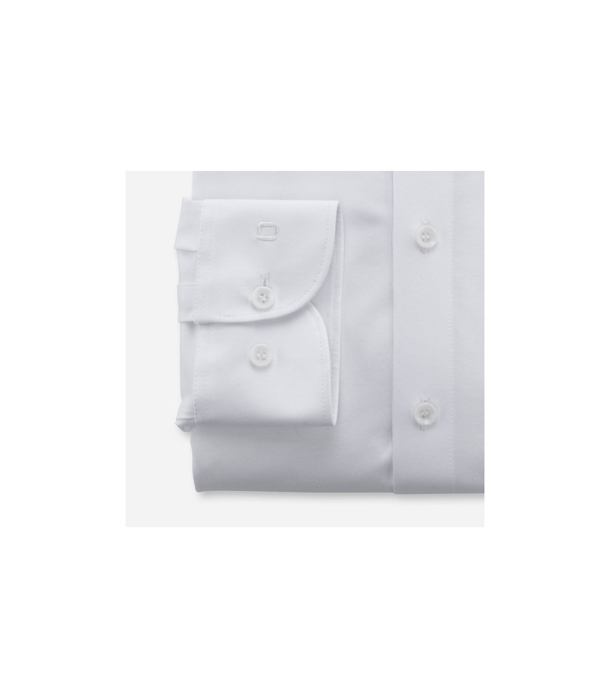 Chemise ml uni olymp 00blanc