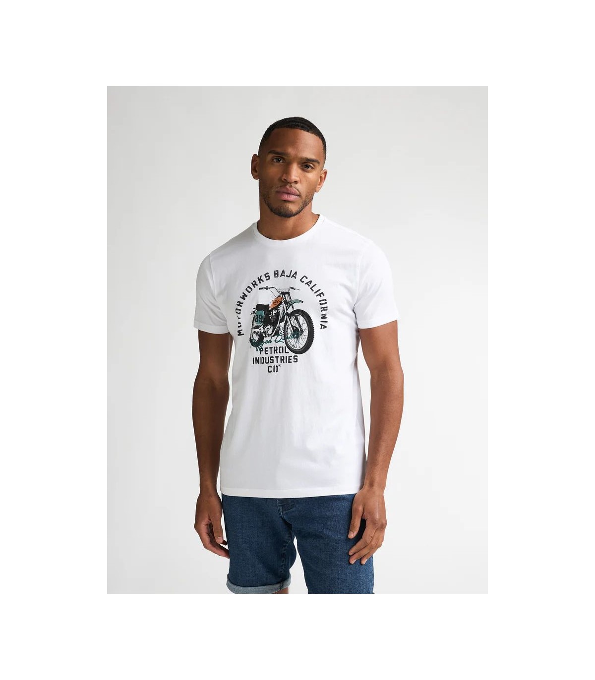 Tee shirt mc petrol 0000white