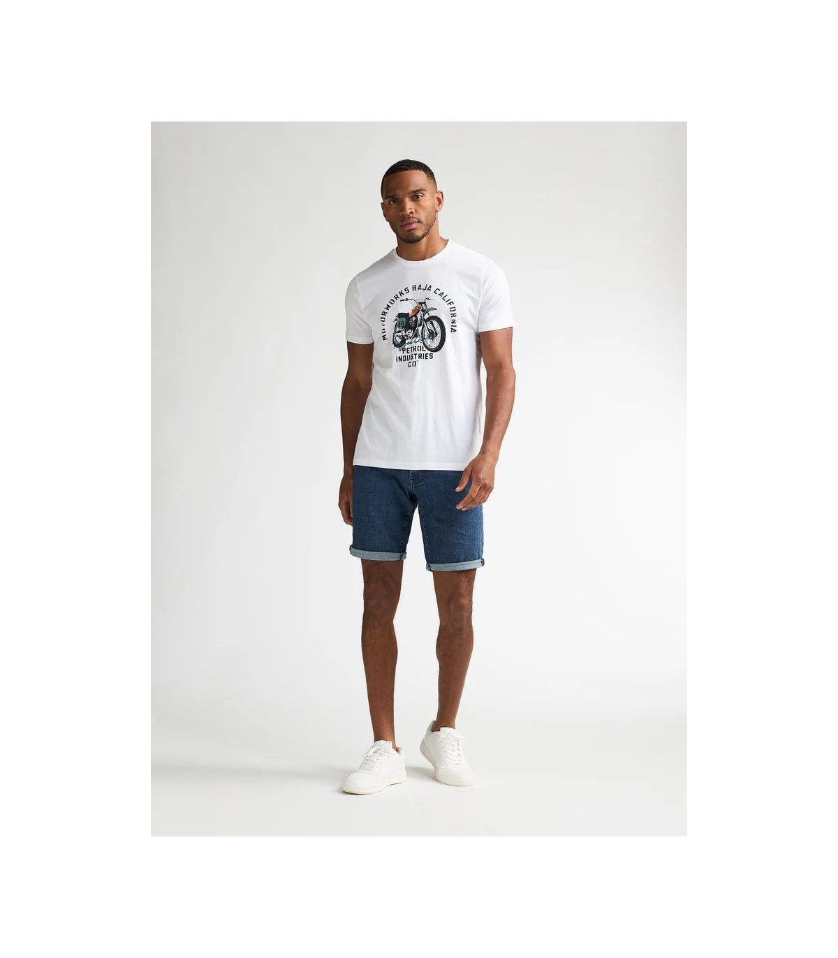 Tee shirt mc petrol 0000white