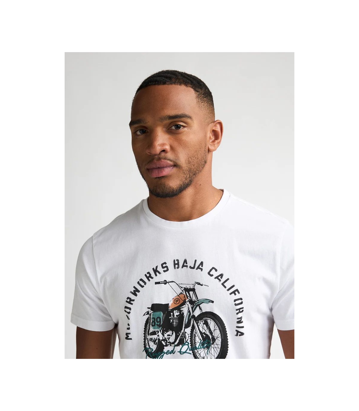 Tee shirt mc petrol 0000white