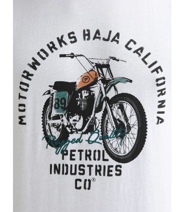 Tee shirt mc petrol 0000white