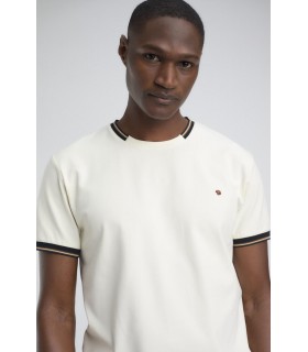 Tee shirt mc benson & cherry ecru