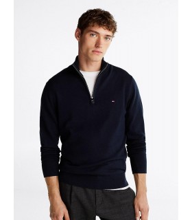Pull col zippe tommy menswear dw5desertsky