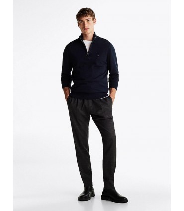 Pull col zippe tommy menswear dw5desertsky