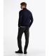 Pull col zippe tommy menswear dw5desertsky