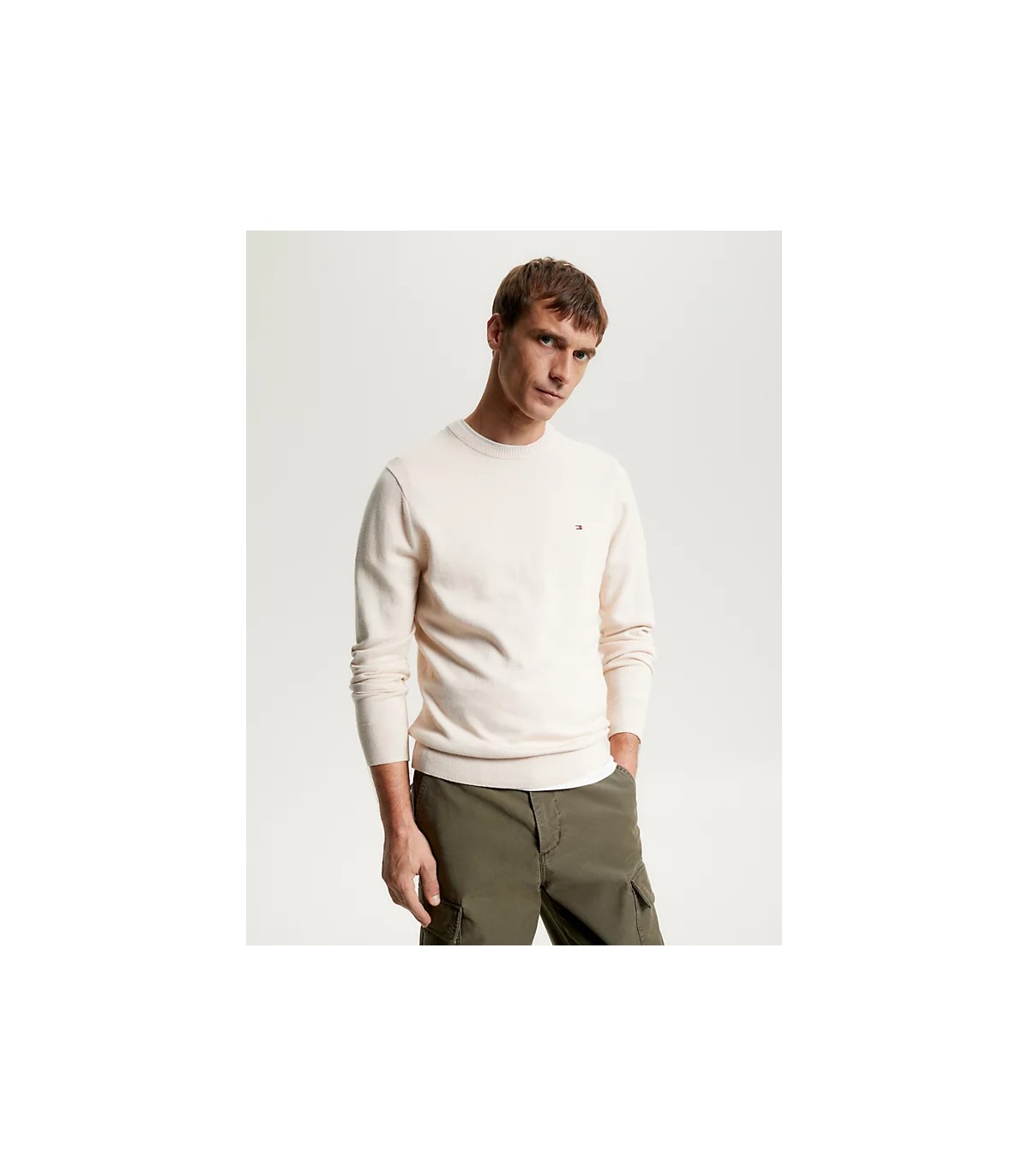 Pull col rond tommy menswear abhcreme