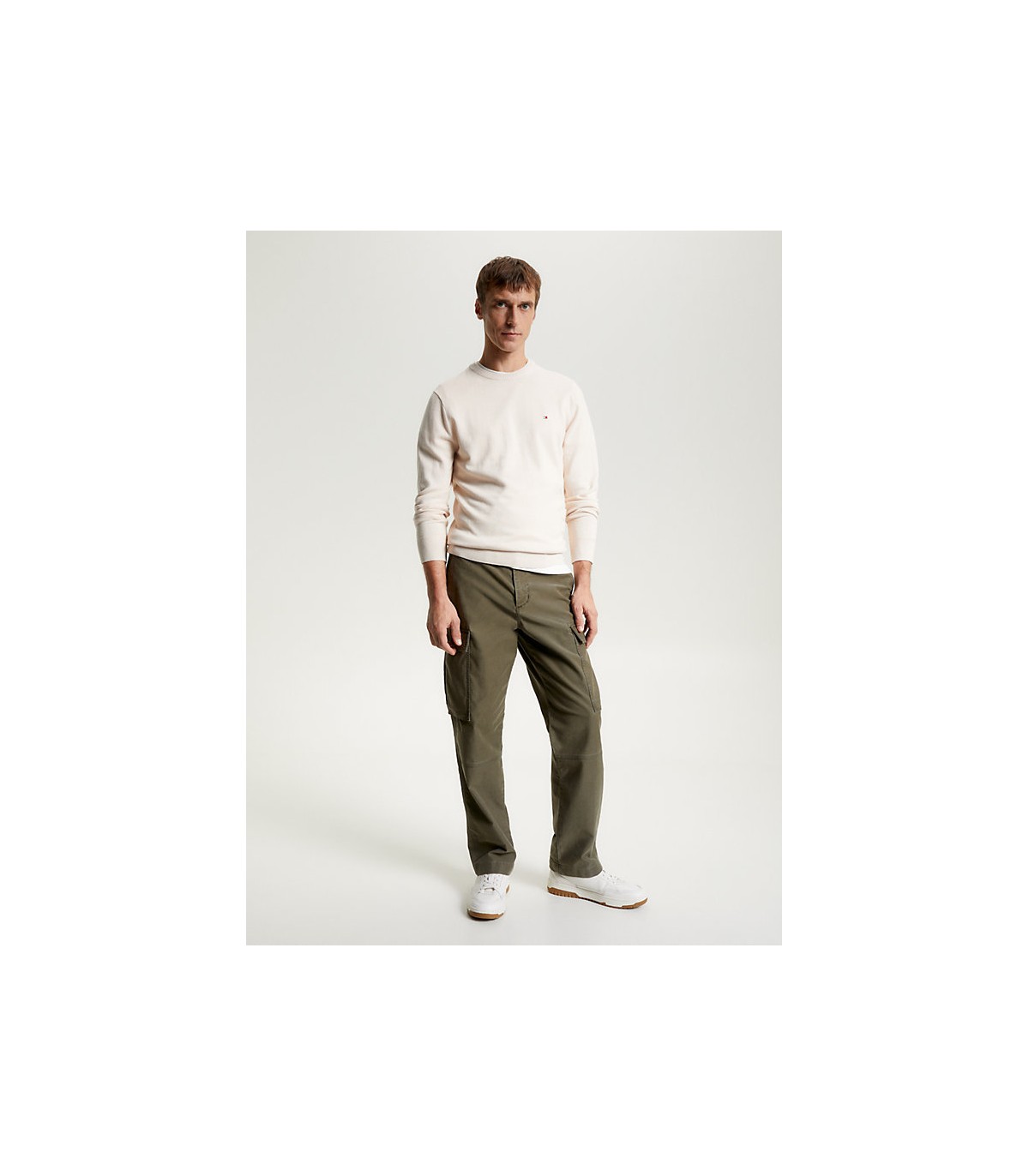 Pull col rond tommy menswear abhcreme