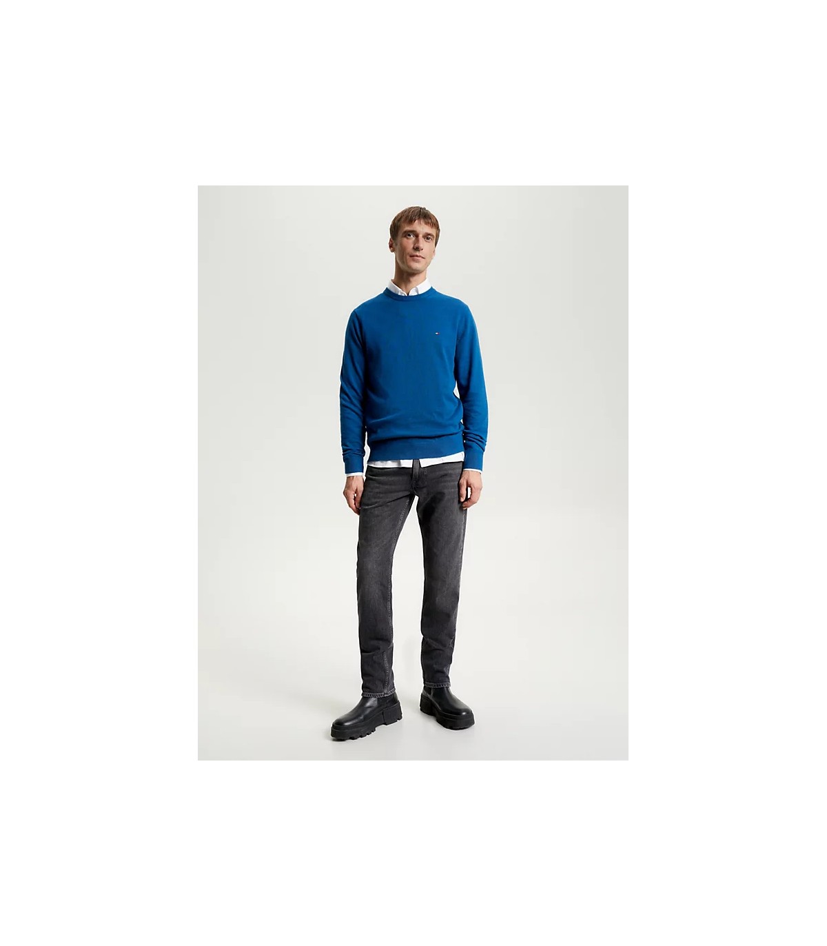 Pull col rond tommy menswear c3jdeepindigo
