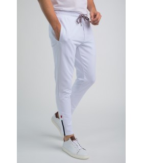Pantalon jogging benson & cherry blanc