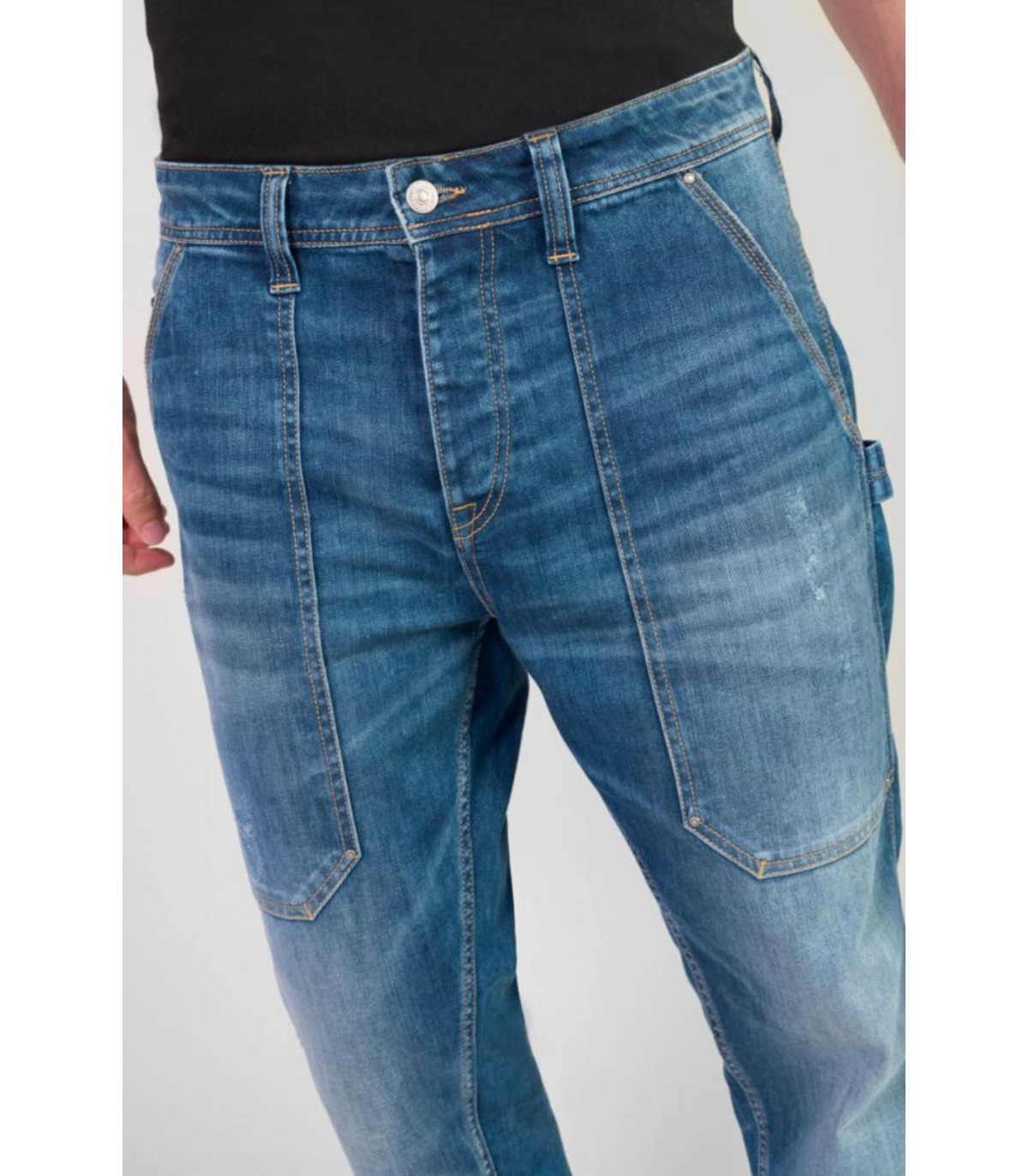 Pantalon jean tps cerises blue