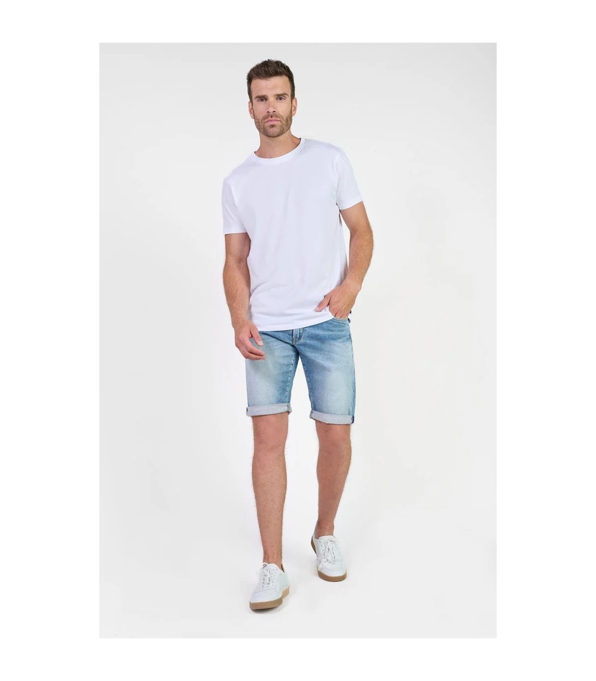 Bermuda jean tps cerises 3001blue