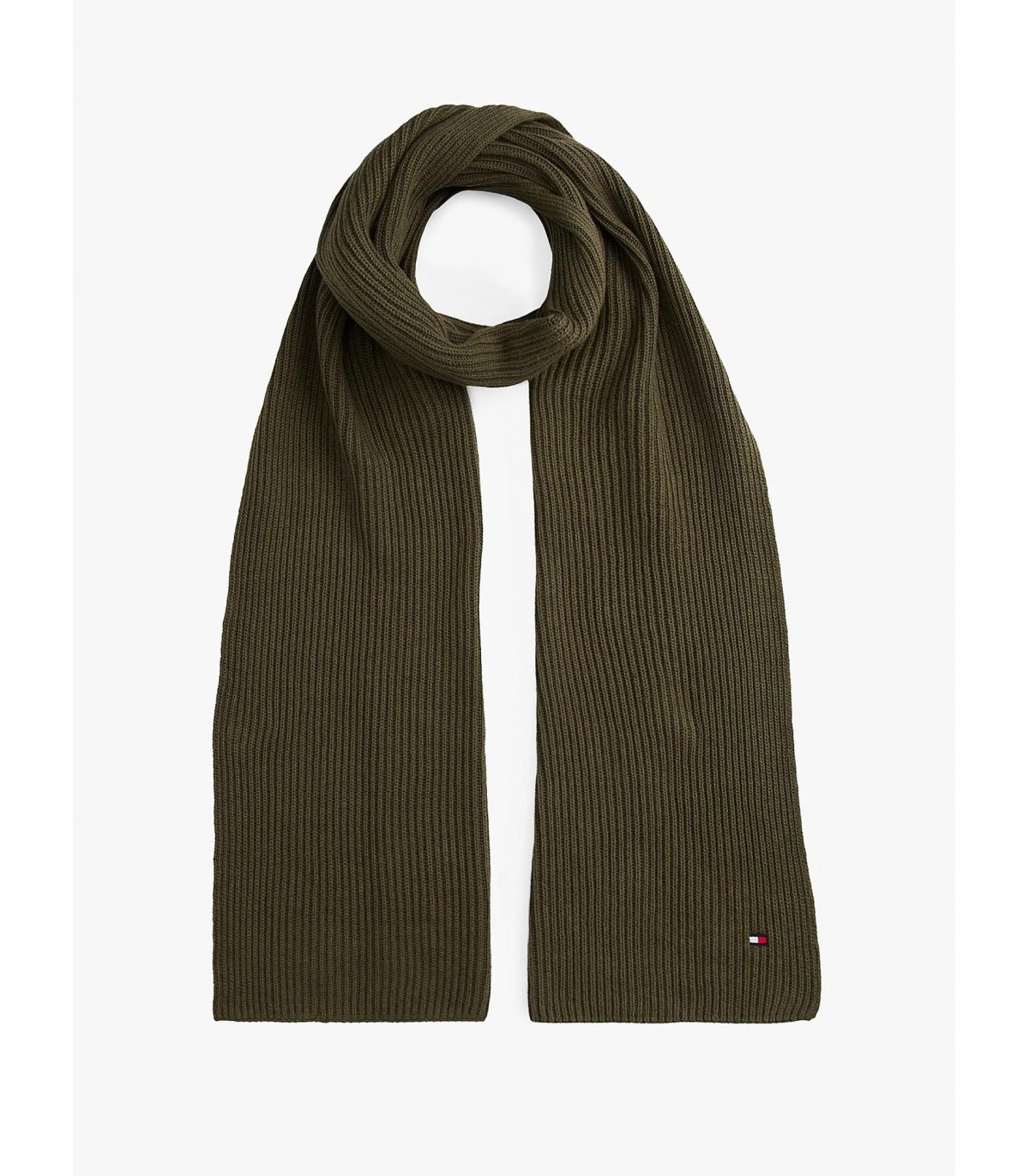 Echarpe tommy accessories mt1foxhuntgreen