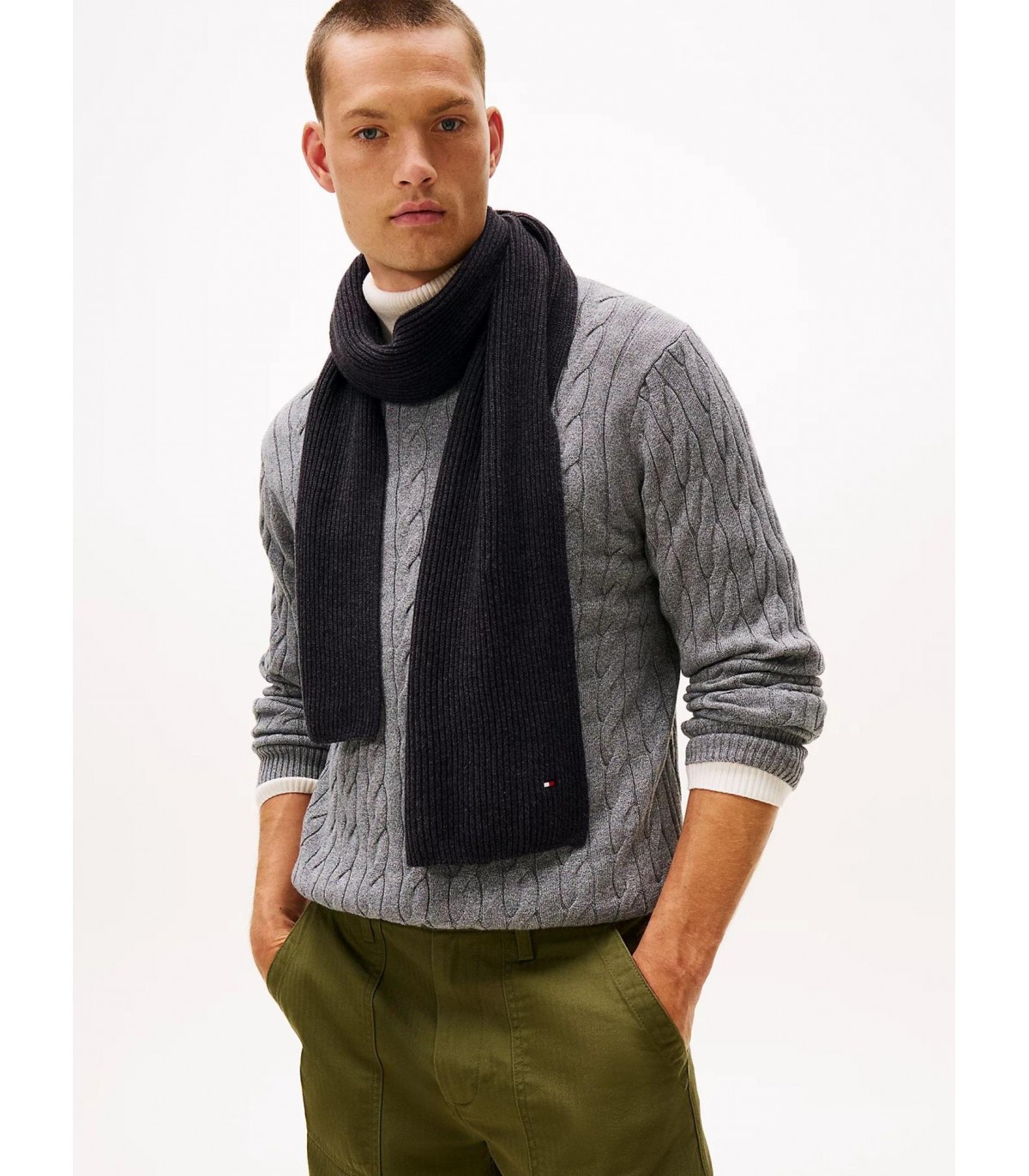 Echarpe tommy accessories pa7charcoal