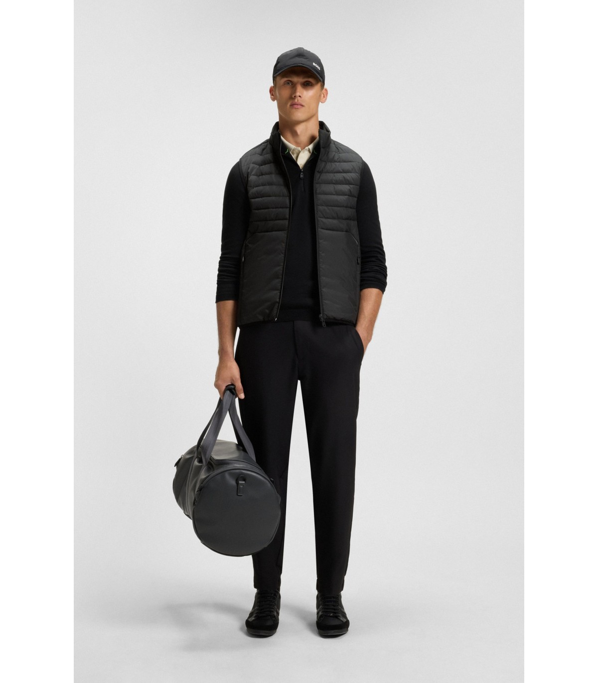 Doudoune sans manche boss green 001black