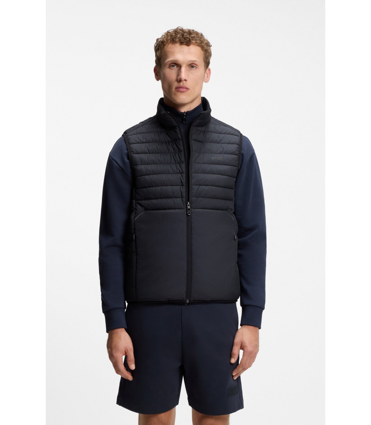 Doudoune sans manche boss green 402darkblue