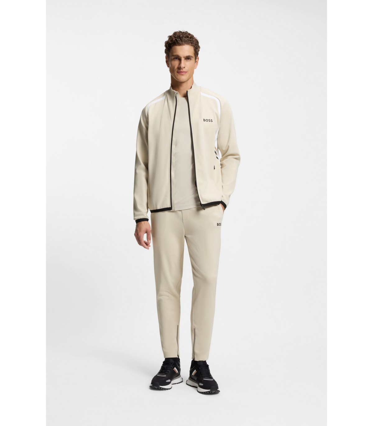 Pantalon jogging boss green 272lightbeige
