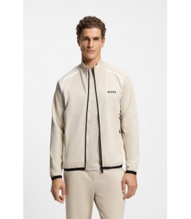 Sweat zippe boss green 272lightbeige