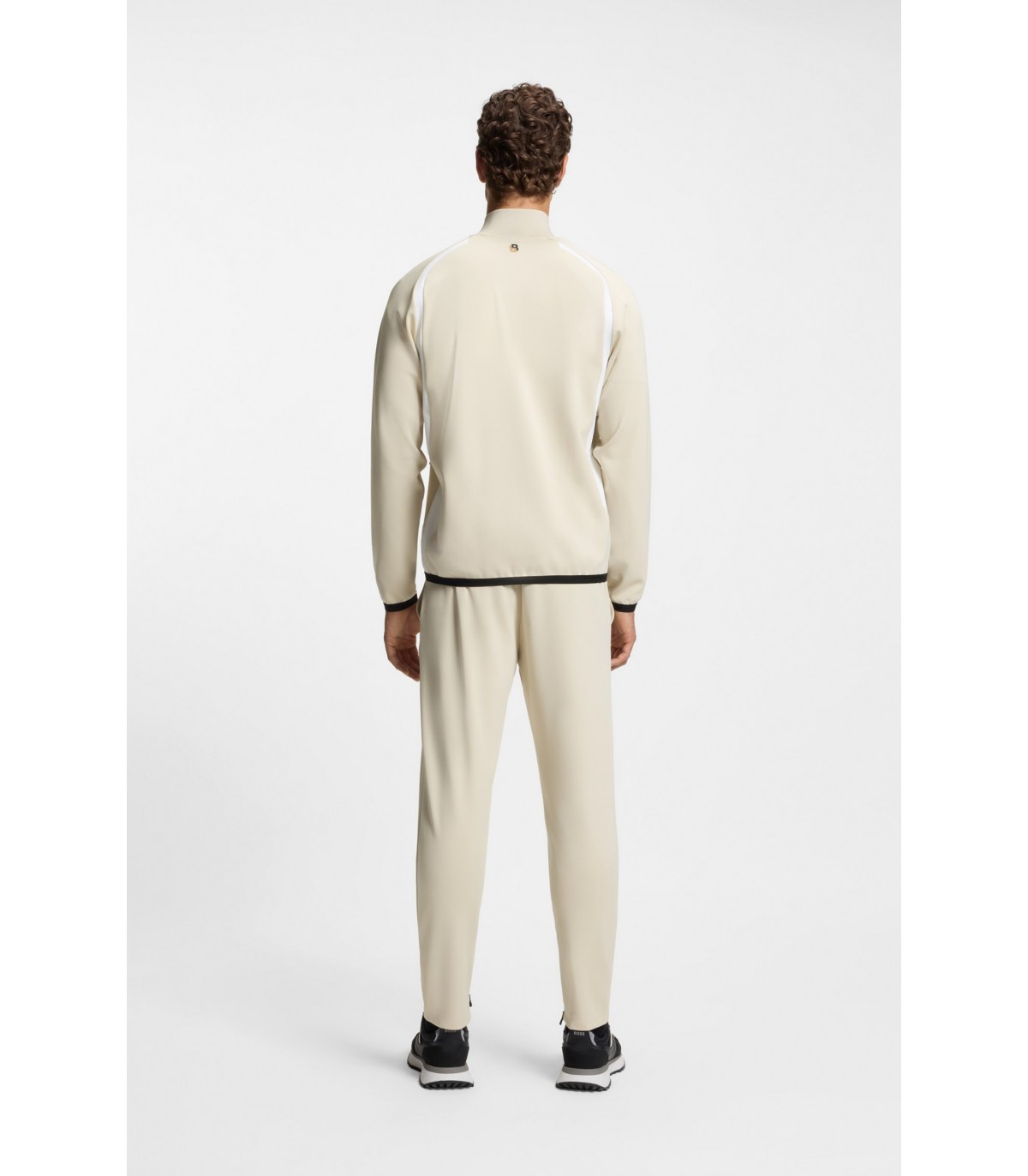 Sweat zippe boss green 272lightbeige