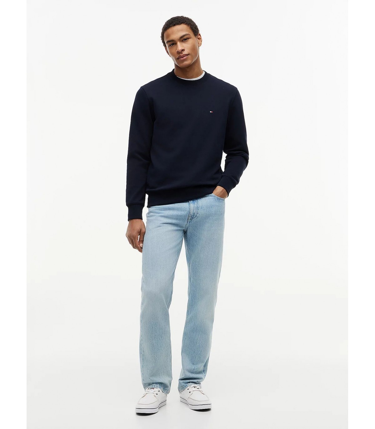 Sweat col rond tommy menswear dw5desertsky