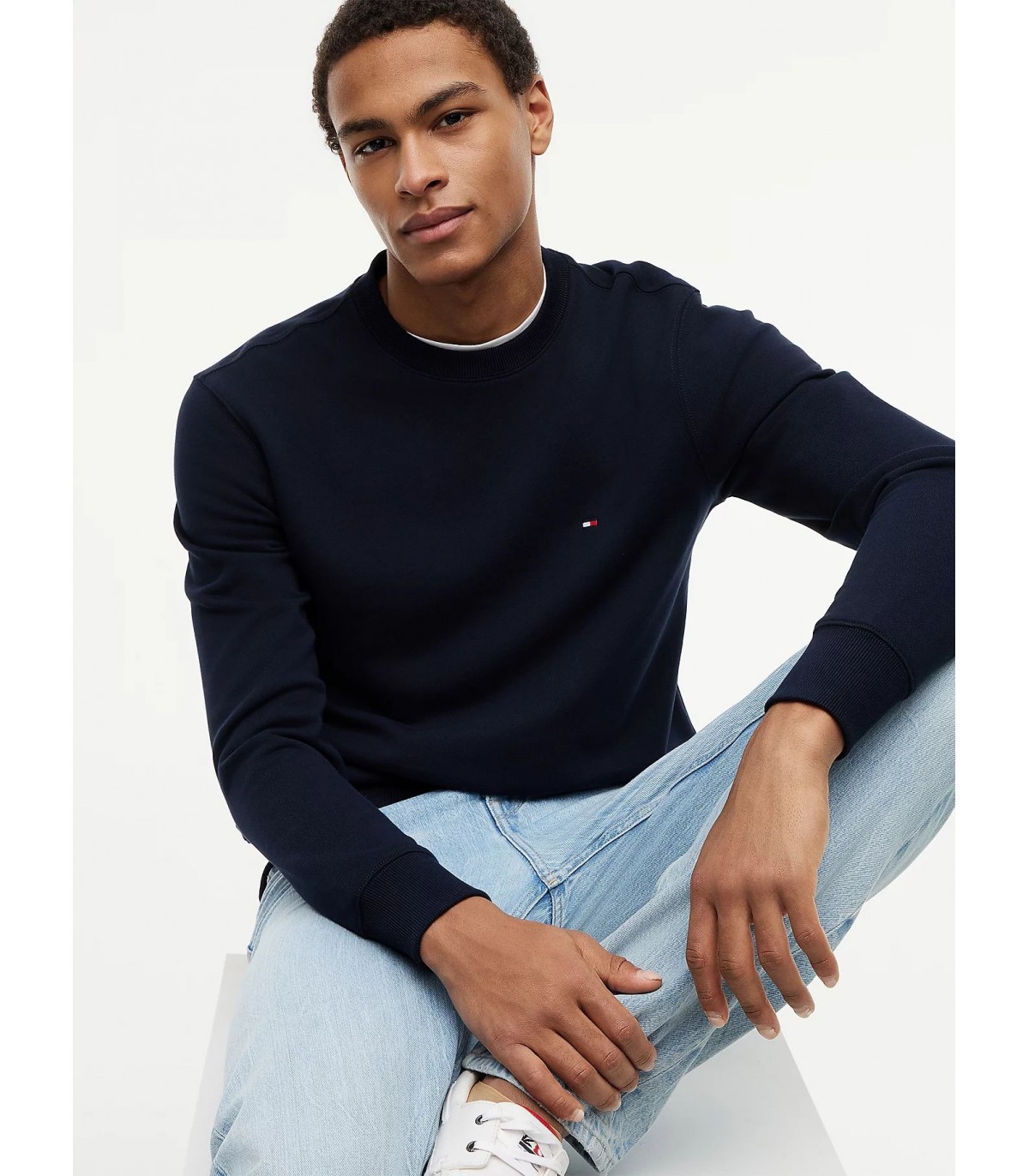 Sweat col rond tommy menswear dw5desertsky