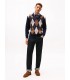 Pull col v tommy menswear dw5desertsky
