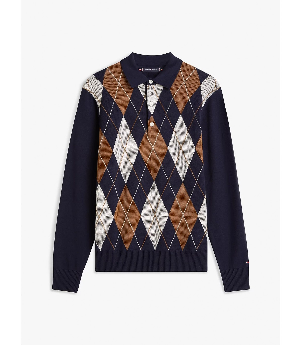 Pull col v tommy menswear dw5desertsky