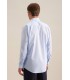 Chemise ml uni seidensticker 12bleu