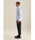 Chemise ml uni seidensticker 12bleu