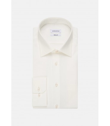 Chemise ml uni seidensticker 21ecru